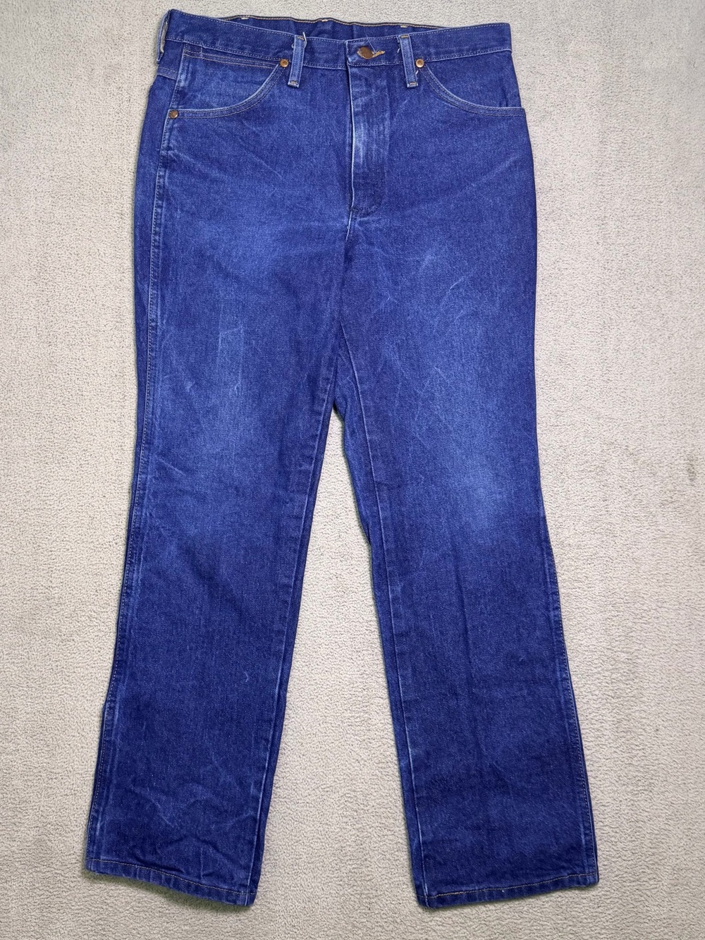 Wrangler Cowboy Cut 936 Slim Fit Jeans Men’s 33x30 Blue Dark Wash Denim